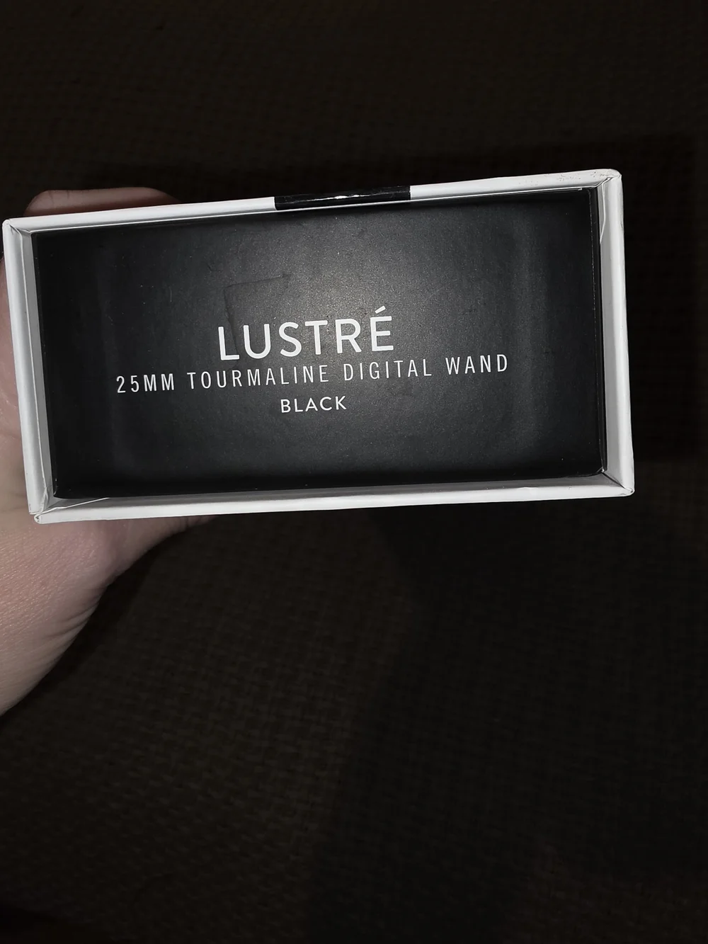 L'ANGE Black Tourmaline Digital Curling Wand
